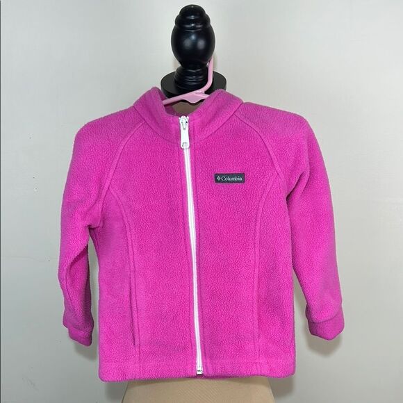 Columbia zip up fleece jacket size 3T - Picture 1 of 7
